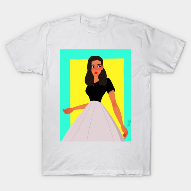 Retro girl T-Shirt by JessySketchy